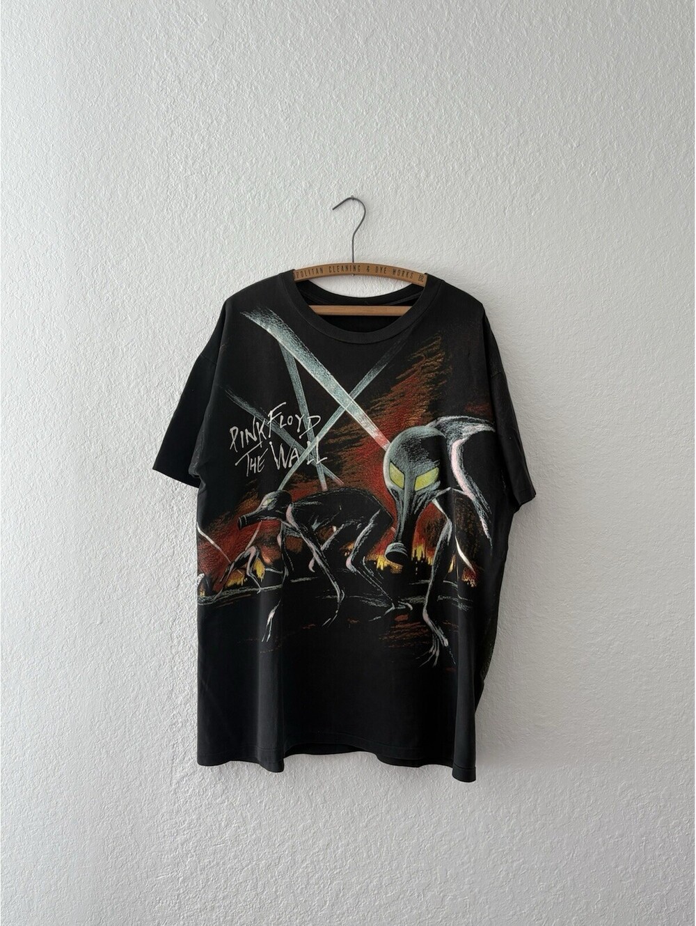 Vintage 1992 Pink Floyd The Wall All Over Print T Shirt XL Winterland Tag AOP